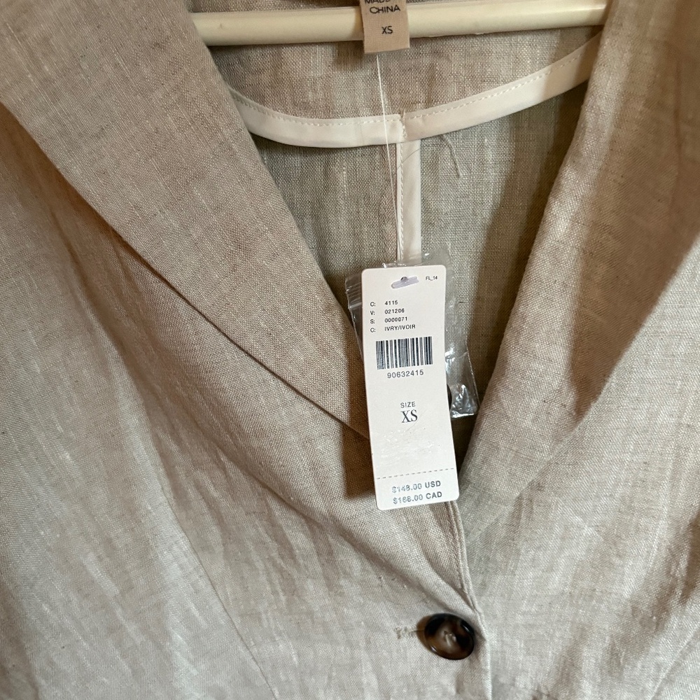 Linen jacket - Picture 3 of 4